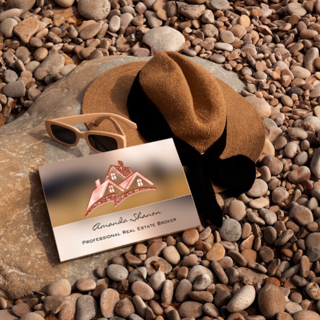 Cartão De Visita Agente Imobiliário Profissional Mediador de Luxúri (Criador carregado)