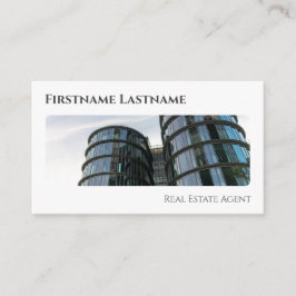 Cartão De Visita Agente imobiliário QR — Código dos edifícios de es