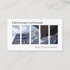 Cartão De Visita Agente imobiliário QR — Código dos edifícios de es