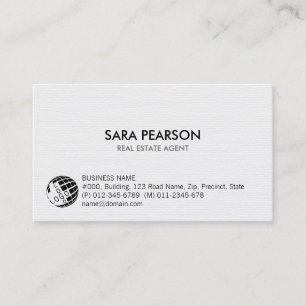 Cartão De Visita Agente Imobiliário Simples