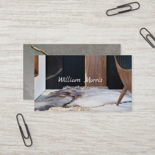 Cartão De Visita Agente interno do Lobby do Elevador Negro