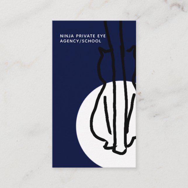Cartão De Visita Agente Privado Eye/Detetive (Frente)