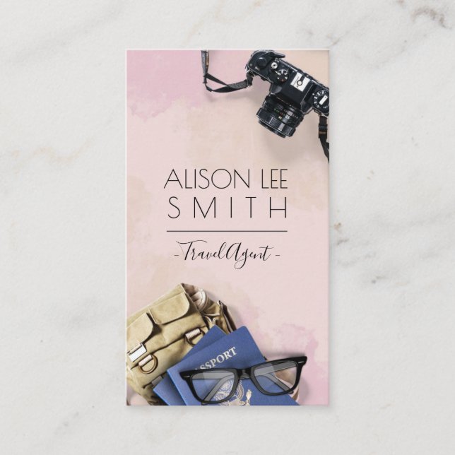 Cartão De Visita Agente viagem (Frente)