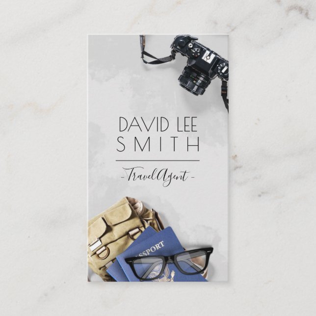 Cartão De Visita Agente viagem (Frente)