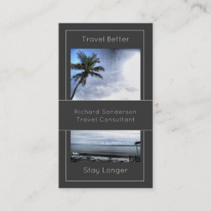 Cartão De Visita Agente viagem com código QR