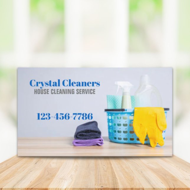 Cartão De Visita Agregador Familiar Modern Maid Services (Modern Maid Services Housekeeping Housekeeper Business Card)