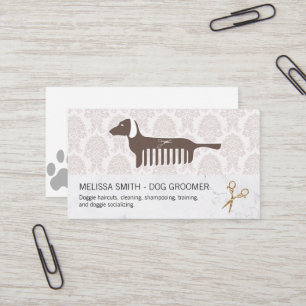 Cartão De Visita Agrupamento de Animais