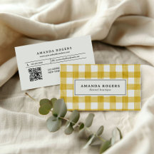 Água Amarela Buffalo Xadrez QR CODE moderno