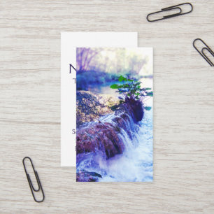 Cartão De Visita água encharcada