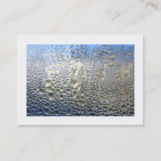 Cartão De Visita Água legal II (bordada) (Frente)