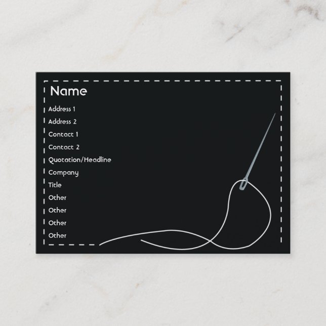 Cartão De Visita Agulha - carnudo (Frente)