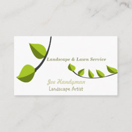 Cartão De Visita Ajardinar de jardinagem original do cuidado do