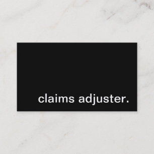 Cartão De Visita ajustador de reivindicações