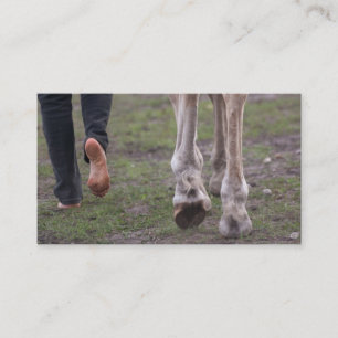 Cartão De Visita Ajustador descalço