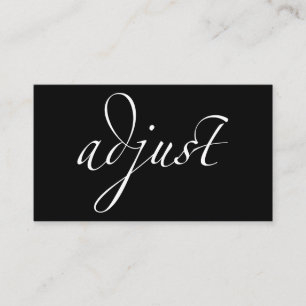 Cartão De Visita Ajuste: Quiroterapia/centrado