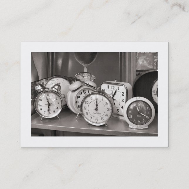 Cartão De Visita Alarmante Vida Estática (Bordada) (Frente)