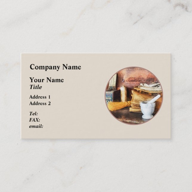 Cartão De Visita Alcatrão e estacas e caixa de cacau (Frente)