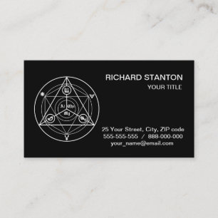 Cartão De Visita Alchemy manifesto
