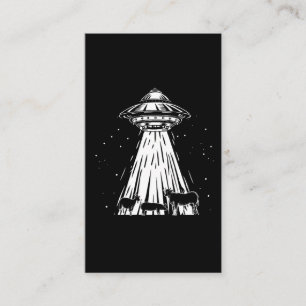 Cartão De Visita Alienígena Engraçada De Agricultura Vaca Cultivo
