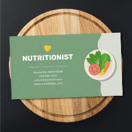 Cartão De Visita Alimentação Saudável - Nutricionista