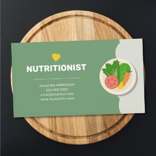Cartão De Visita Alimentação Saudável - Nutricionista