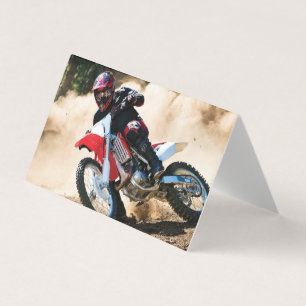 Cartão De Visita almofada de lançamento de motocross