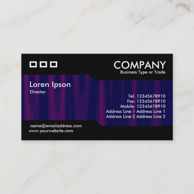 Cartão De Visita Alternativa - Drapery 04 (Frente)