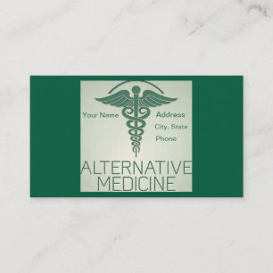 Cartão de visita alternativo de Medicina do 