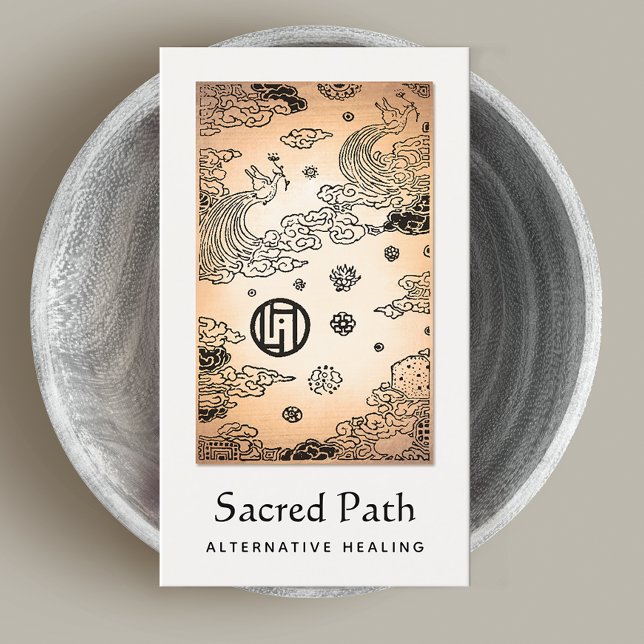 Cartão De Visita Alternativo e medicina holística (Criador carregado)