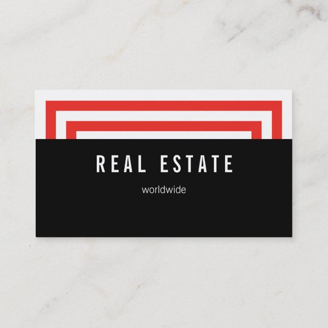 Cartão De Visita Alto e vermelho (Verso)