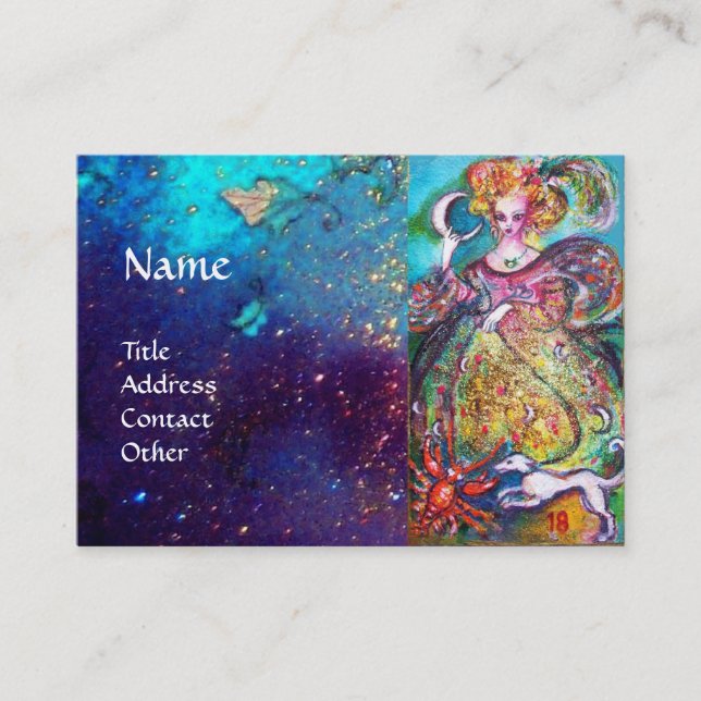 CARTÃO DE VISITA ALVO DAS SOMBRAS PERDIDAS/A LUA (Frente)