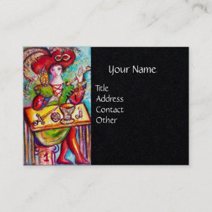 Cartão De Visita ALVO DAS SOMBRAS PERDIDAS, MÁGICO Livro Negro