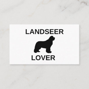 Cartão De Visita amante do landseer