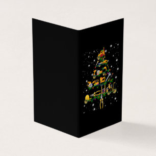 Cartão De Visita Amantes Mecânicas Árvore de Natal Mecânica