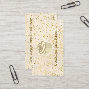 Cartão De Visita Amarelo doce de luxo