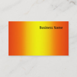 Cartão De Visita Amarelo e laranja