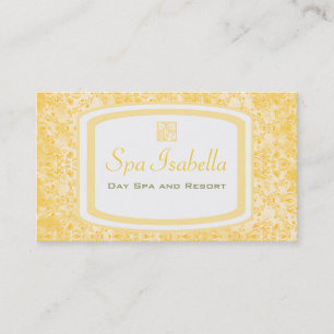 Cartão De Visita Amarelo maduro