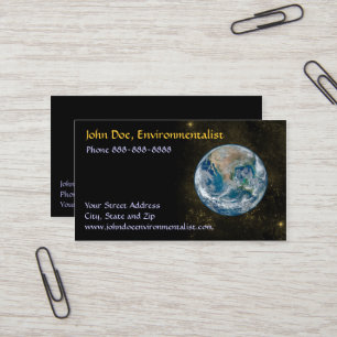Cartão De Visita Ambientalista astrônomo