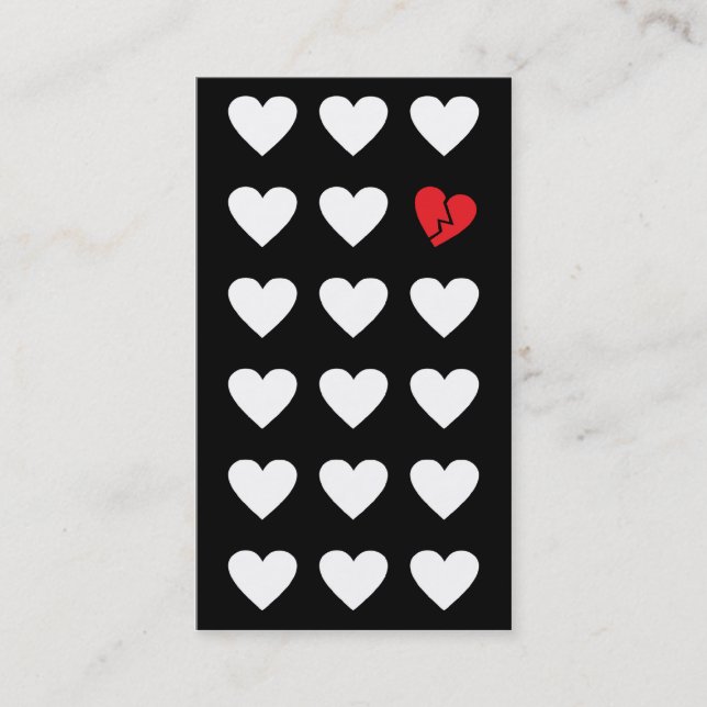 Cartão De Visita amor (Frente)