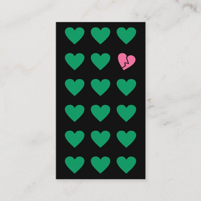 Cartão De Visita amor (Frente)