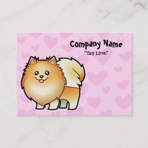 Cartão De Visita Amor de Pomeranian