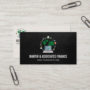 Cartão De Visita Analista de Dados de Computador Informações té