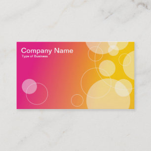 Cartão De Visita Anéis e Círculos 01