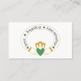 Cartão De Visita Anel de Khadagh Irlandês