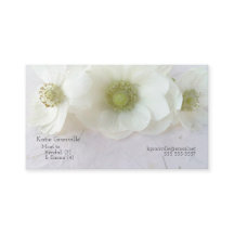 Anêmonas brancas na textura