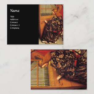 Cartão De Visita ÂNGULOS JOGANDO MÚSICA, detalhes