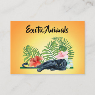 Cartão De Visita Animais exóticos