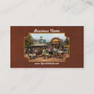 Cartão De Visita Animal - Caprinos - Coney Island NY - Rides infant