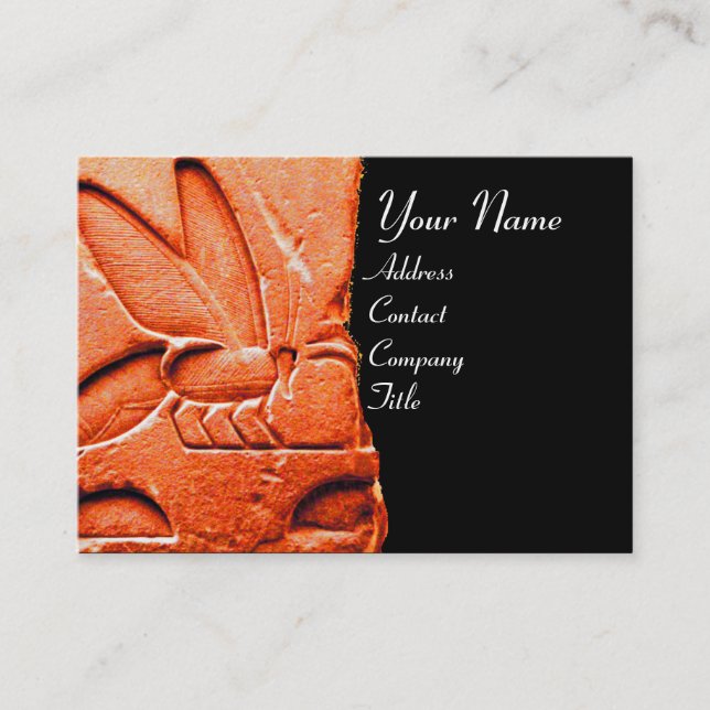 CARTÃO DE VISITA ANTI-EGÍPCIA-MEL DE ABELHA DE APICULTURA SEAL (Frente)