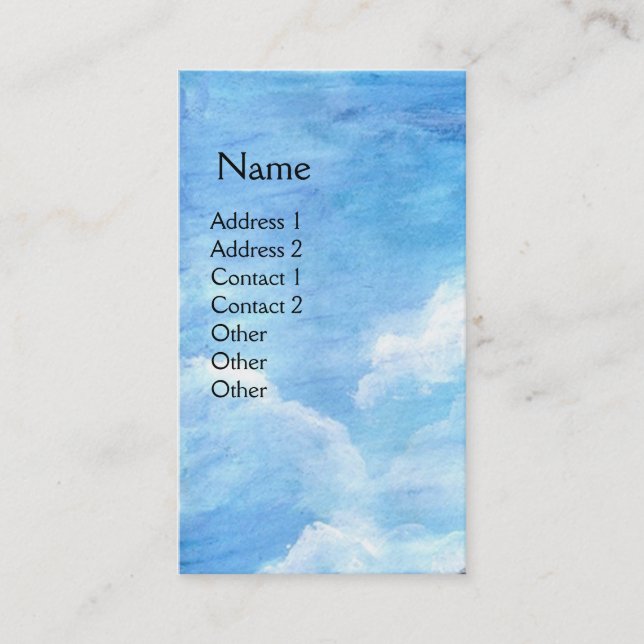 Cartão De Visita Antigo Estado-Maior Chianti,Paisagem Toscânica / C (Frente)